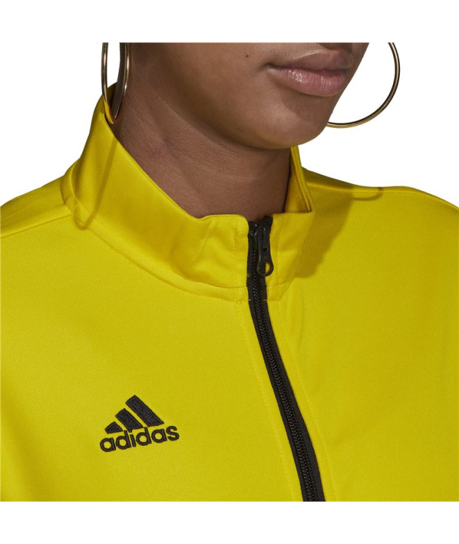 Casaco de futebol adidas Entrada 22 Mulher Amarelo