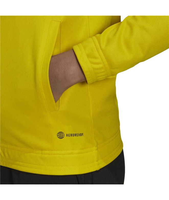 Veste de football adidas Entrée 22 Femme Jaune