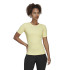 T-shirt de manga curta adidas Techfit Training Woman Yellow