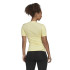 T-shirt de manga curta adidas Techfit Training Woman Yellow