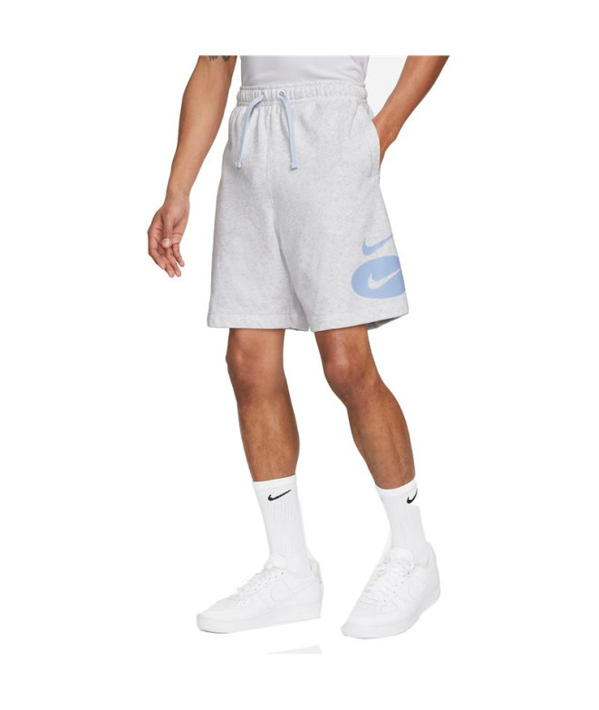 Calça Nike Homem Liga Swoosh Sportswear Cinzento