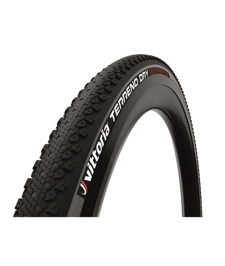 Couverture Vittoria pour vélo Terreno Dry Gris/Noir