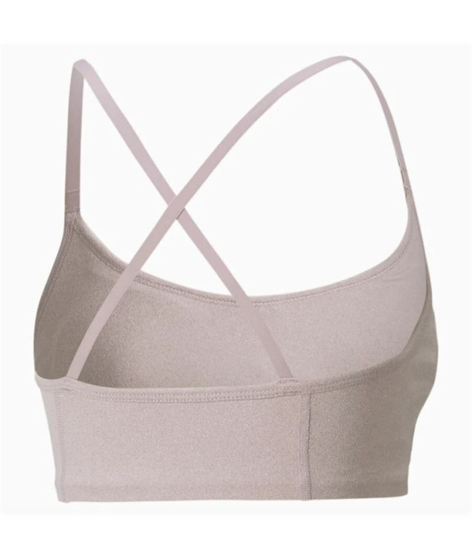 Brassiere de sport Puma Low Impact Studio Beige