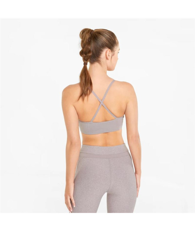 Brassiere de sport Puma Low Impact Studio Beige