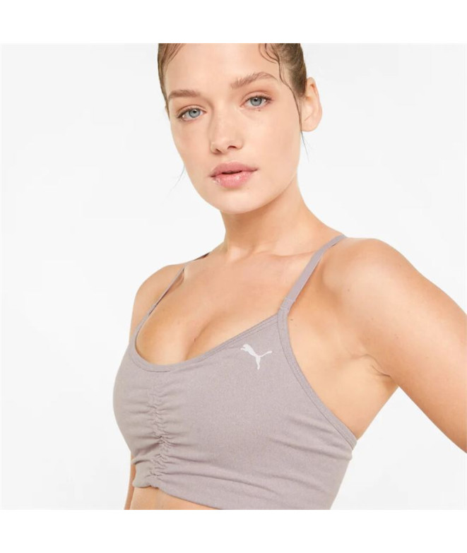 Brassiere de sport Puma Low Impact Studio Beige