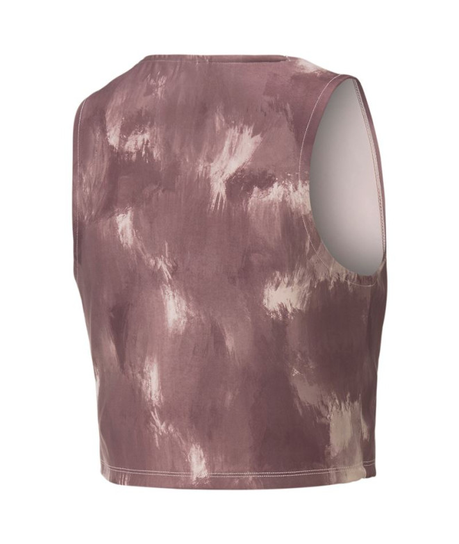 Top Puma Studio Crop Femme Purple
