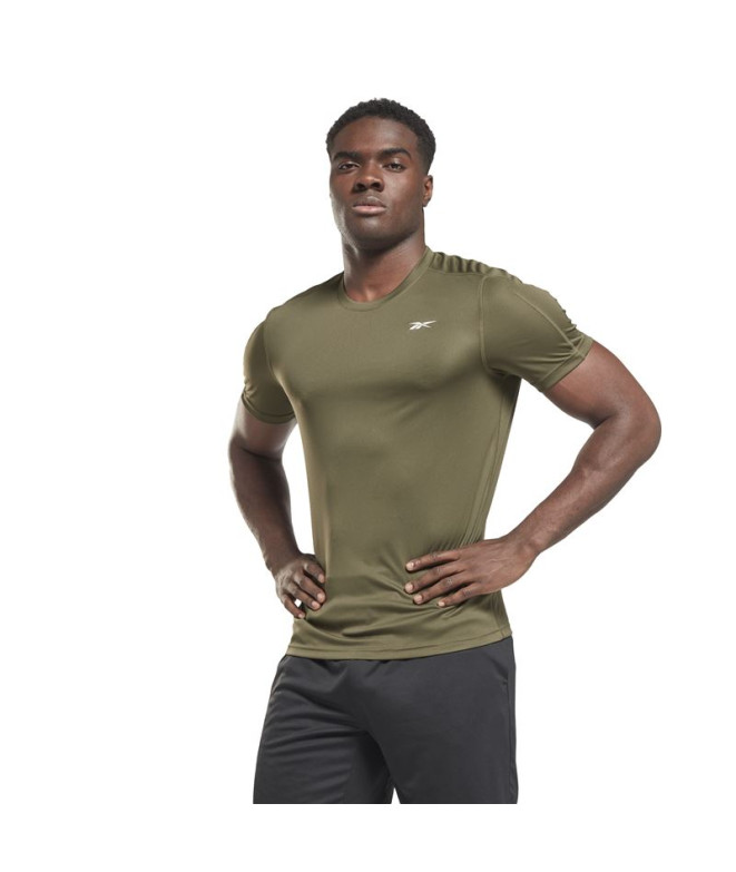 T-shirt Reebok Homme Formation Tech Green