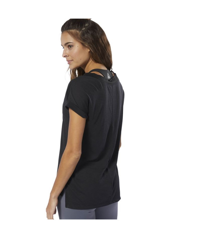 T-shirt Fitness Reebok Wor Supremium Detail