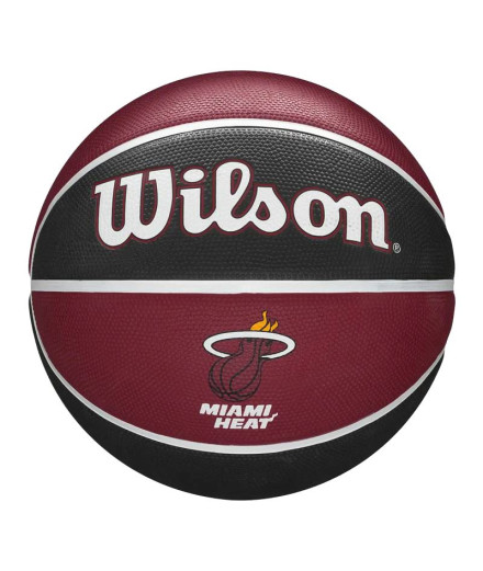 Balle de basket-ball Wilson NBA Tribute Miami Heat Rouge Balle de basket-ball Wilson NBA Tribute Miami Heat Rouge