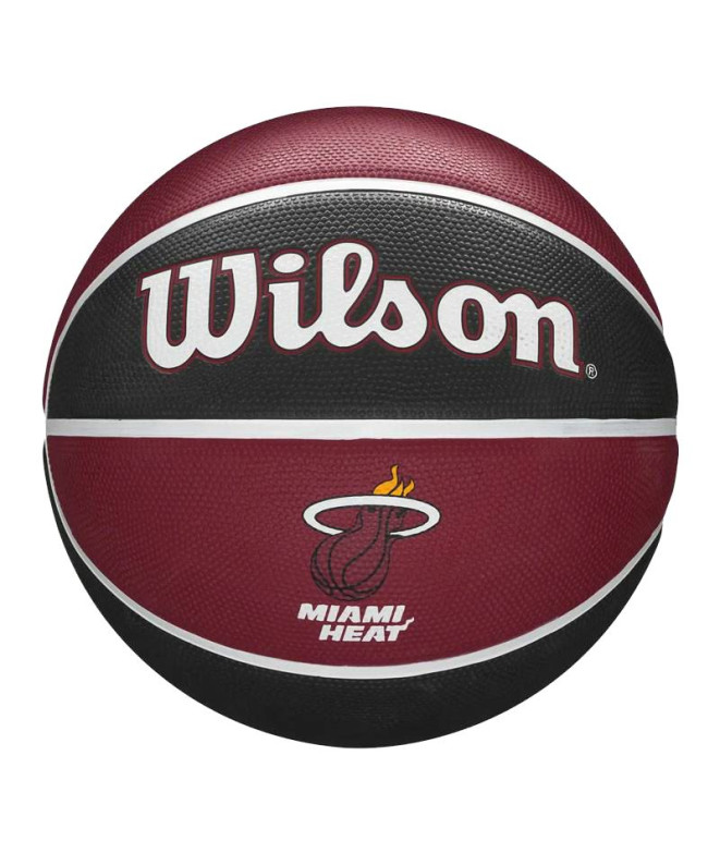 Balle by basket-ball Wilson NBA Tribute Miami Heat Rouge