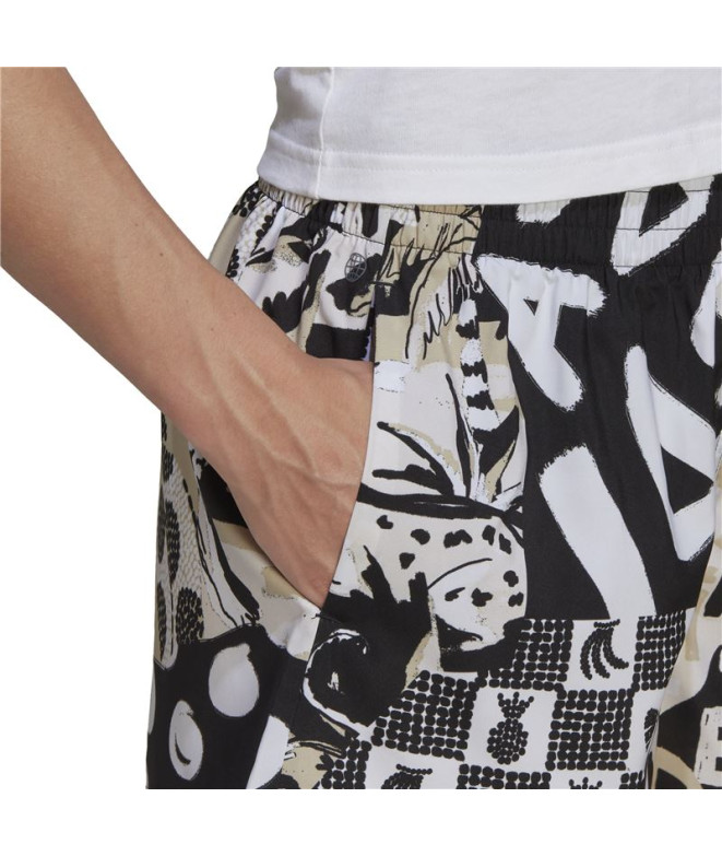 Calça curtos adidas FARM Mulher Black