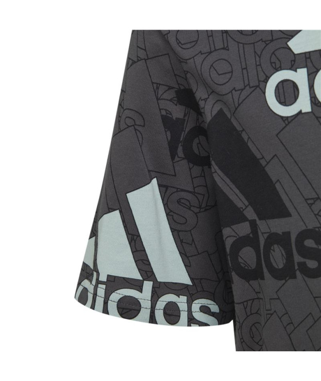 Camiseta adidas Brand Love Infantil Black