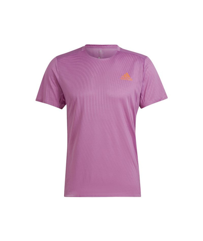 Camiseta de running adidas Adizero Speed Hombre Lilac