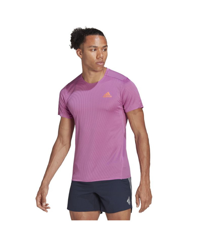 T-shirt de running adidas Adizero Speed Man Lilas