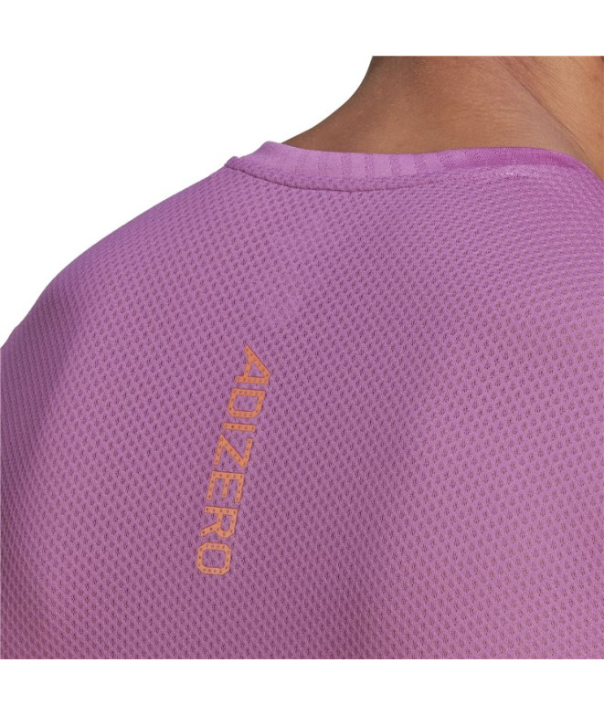 T-shirt Running adidas Adizero Speed Man Lilás