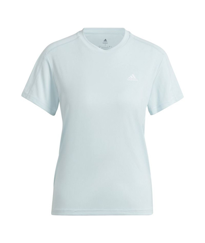 T-Shirt Running adidas Run It Azul para mulher