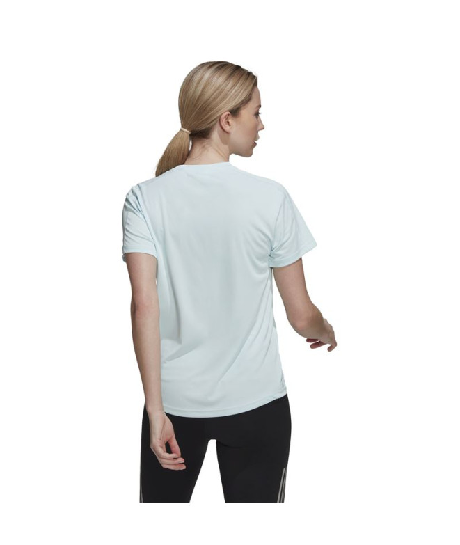 Camiseta Running adidas Run It Mujer Blue