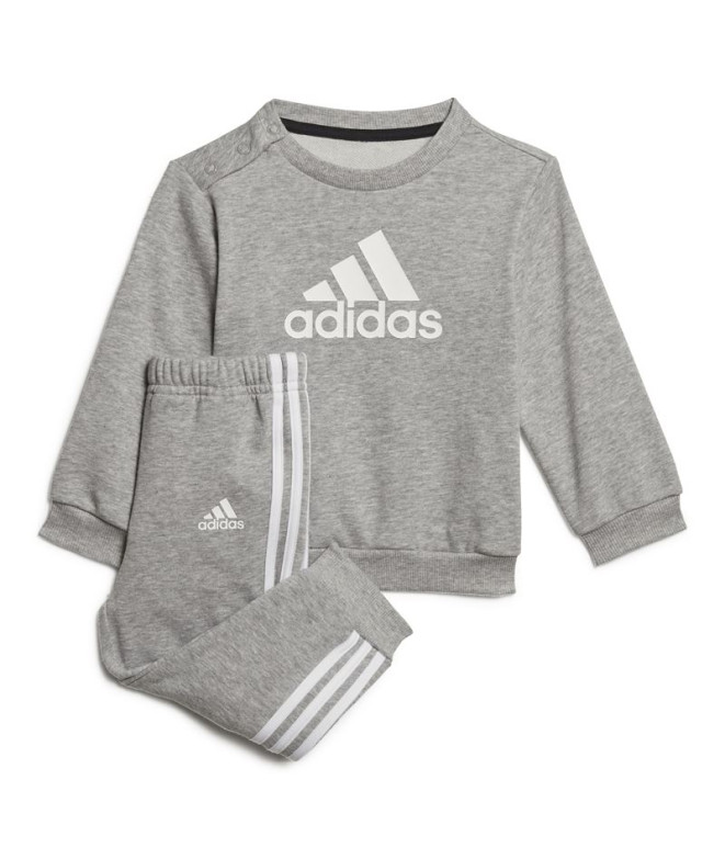 Fato de treino adidas Badge of Sport French Kids Cinzento