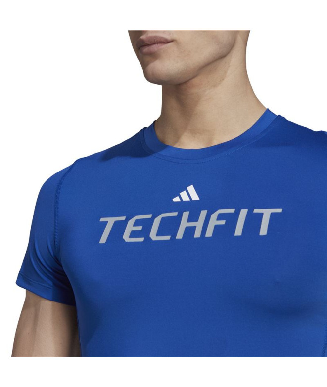 T-shirt de fitness adidas Techfit Graphic Homme BL