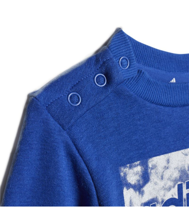 Conjunto adidas Essentials Bebé Azul