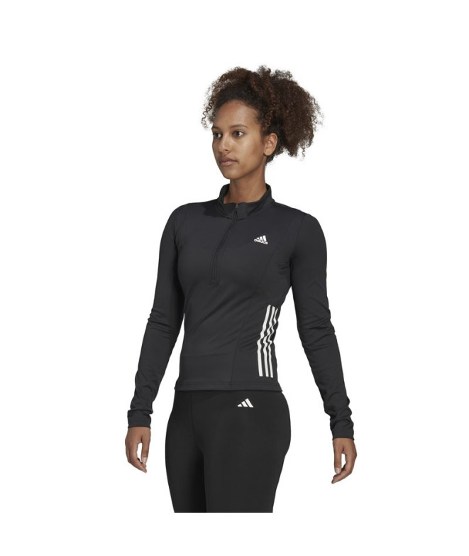 Camiseta Manga Larga adidas Hyperglam 1/4-Zip...