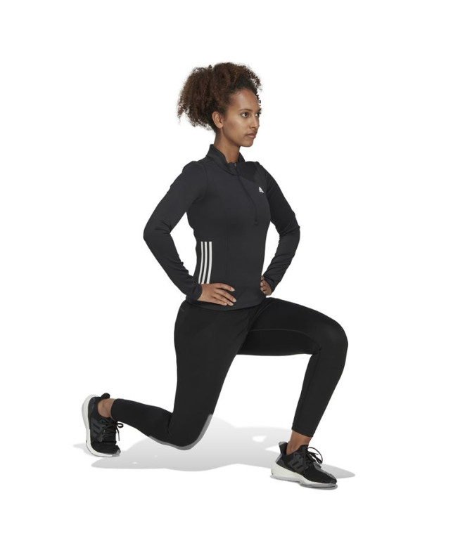 Camiseta Manga Larga adidas Hyperglam 1/4-Zip...