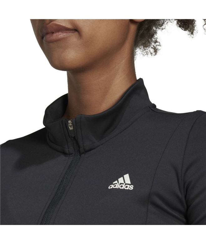 Camiseta Manga Larga adidas Hyperglam 1/4-Zip...