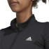 Camiseta Manga Longa adidas Hyperglam 1/4-Zip Mulher BK