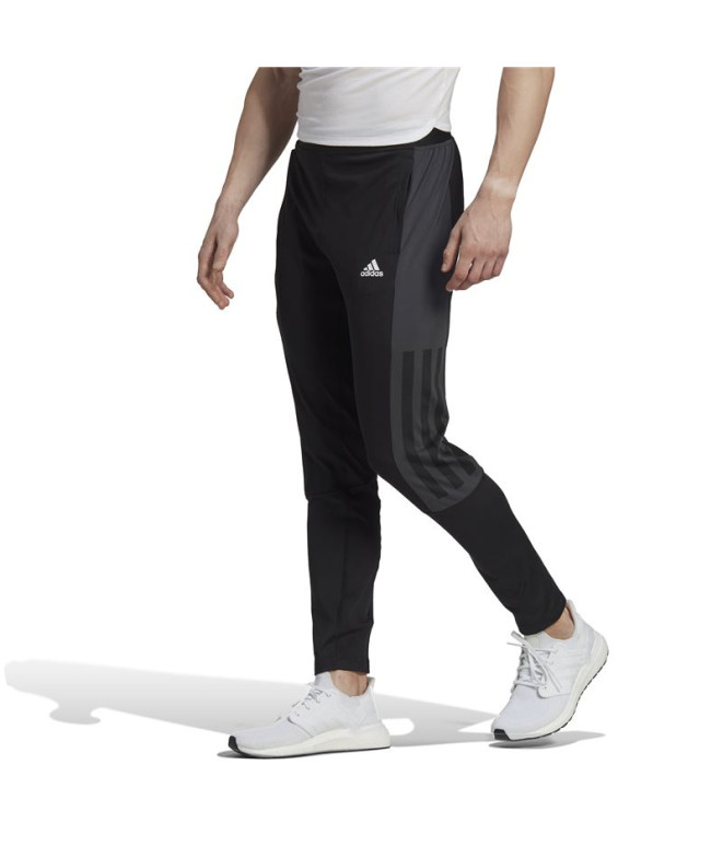 Calça de fitness adidas Colorblock Homem BK