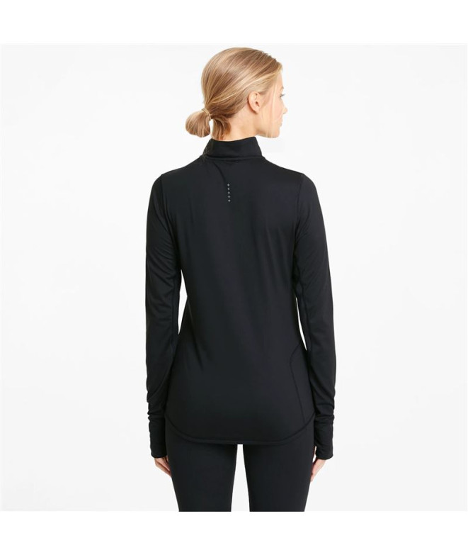 T-shirt Running Puma Favourite Femme Black