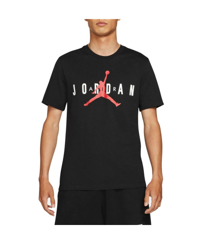 Camiseta Jordan Air Wordmark Hombre Black