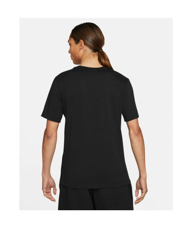 Camiseta Jordan Air Wordmark Hombre Black