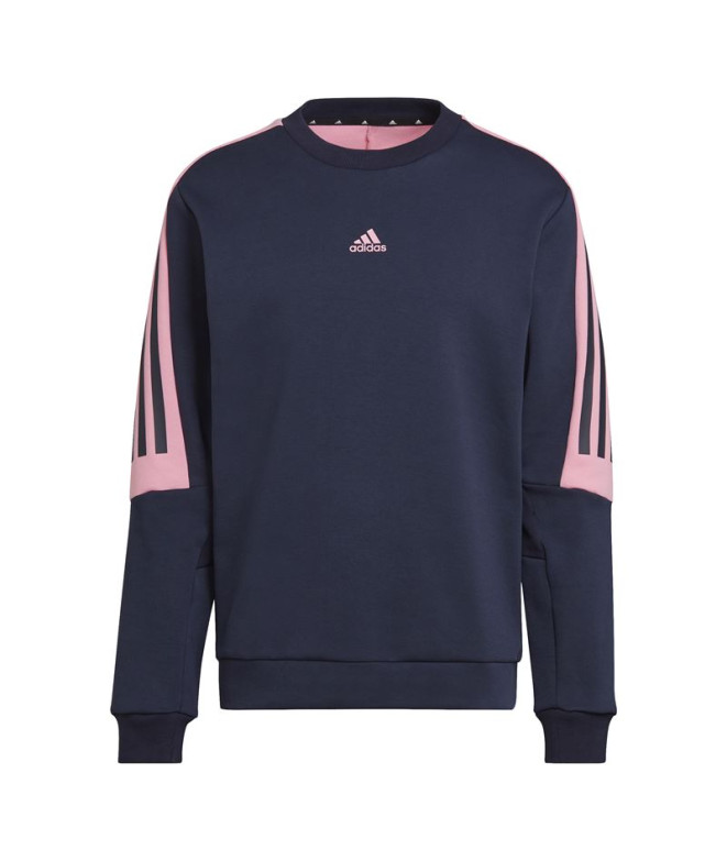 Sweatshirt adidas Future Icons Homens 3-Stripes Preto