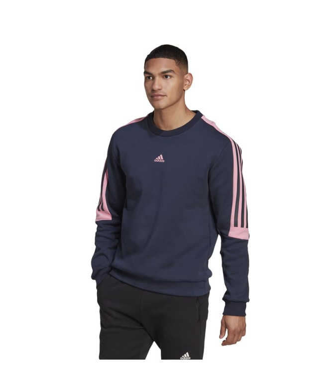 Sudadera adidas Future Icons 3 bandas Hombre Black