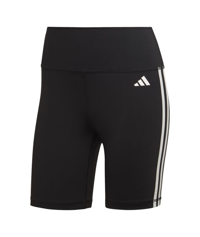 Calças adidas Essentials de cintura alta para mulher Preto