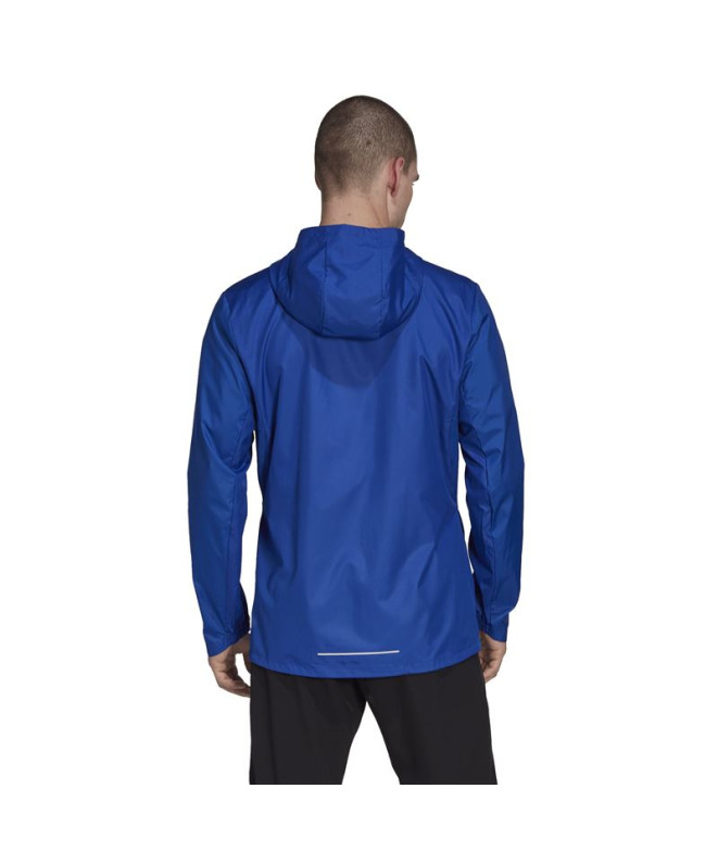 Chaqueta de running adidas Own the Run Hombre Blue