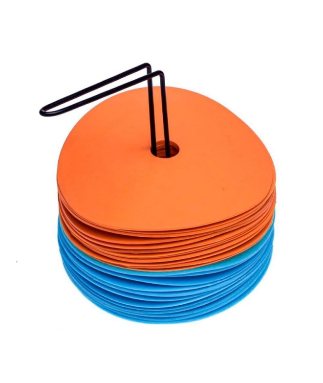 Set 24 Discos Planos Zastor Ag-24 Naranja/Azul