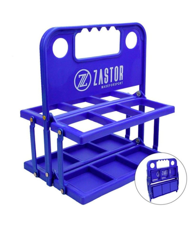 Botellero Zastor plegable MOE-6 - Ø70mm - Azul