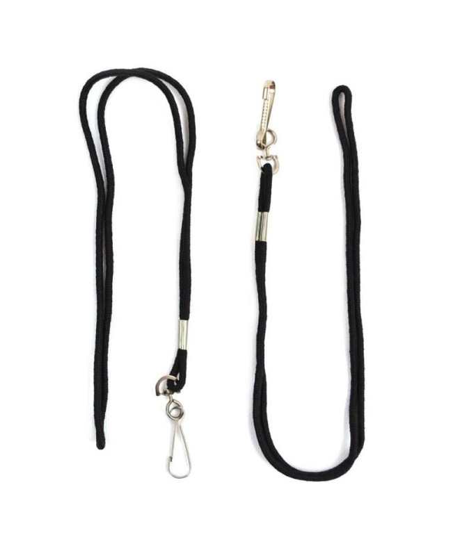 Cordón silbato standard Zastor NECK. x2 Negro