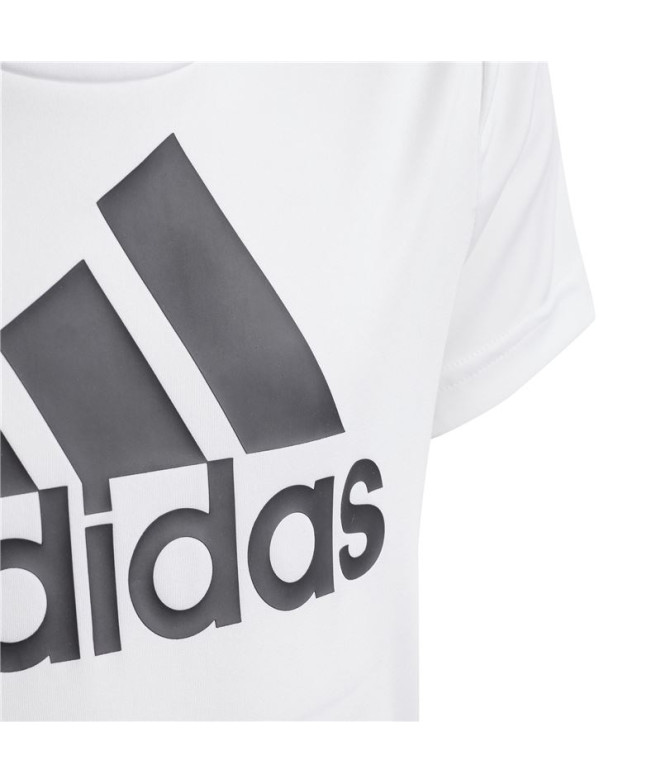 T-shirt adidas Designed To Move Girl Branco