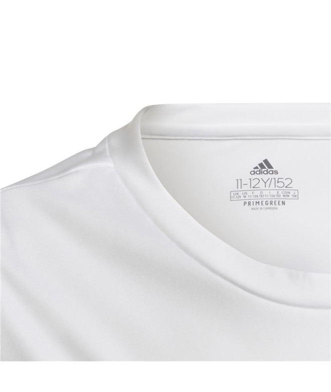 Camiseta adidas Designed To Move Niña White
