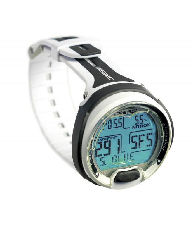 Reloj de pesca submarina Cressi Sub Leonardo White