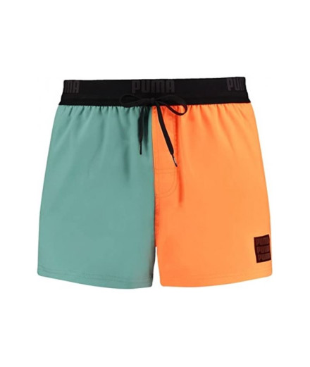 Fato de banho Puma Swim Homem Gr/Or print