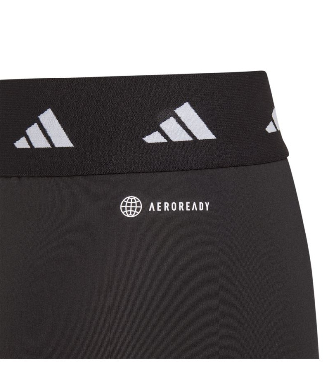 Pantalones adidas 7/8 AEROREADY Techfit Niña Black
