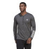 Camisola de manga comprida adidas T365 Homem Cinzento