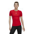 Camiseta adidas Techfit Training Mujer Red