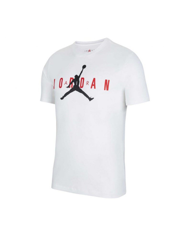 Camiseta Jordan Air Wordmark Hombre White