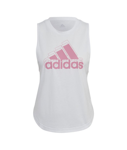 T-shirt adidas AEROREADY Racerback Mulher Branco