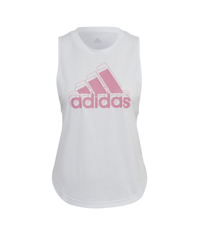 T-shirt adidas AEROREADY Racerback Femme Blanc