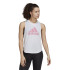 T-shirt adidas AEROREADY Racerback Mulher Branco